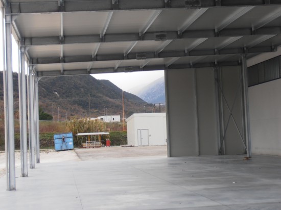tettoia autoportante indipendente