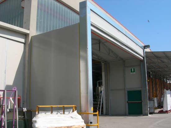 porta a impacchettamento su bussola